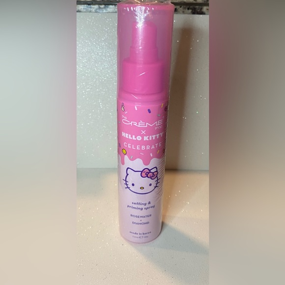 Hello Kitty Setting and Priming Spray Rose Water and Diamond X The Creme Shop - Picture 5 of 9